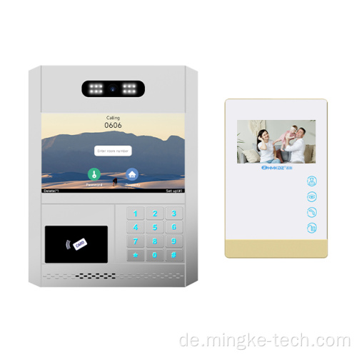 10.1-Zoll-Bildschirm-Tür-Telefonkamera-Video-Intercom-System